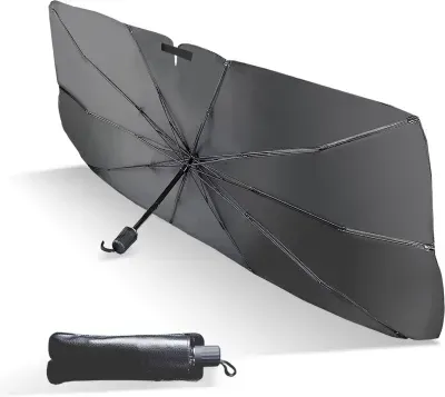 Car Umbrella Sun Shade Cover for Windshield UV Reflecting Foldable Front Car Sunshade Umbrella - Image 5