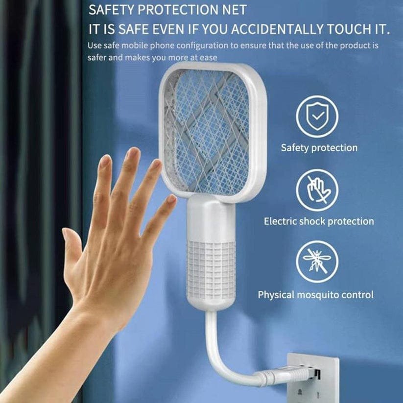 Electric Mini USB Mosquito Killer Racquet Lamp Wireless Night Bulb Effective Insect Catcher