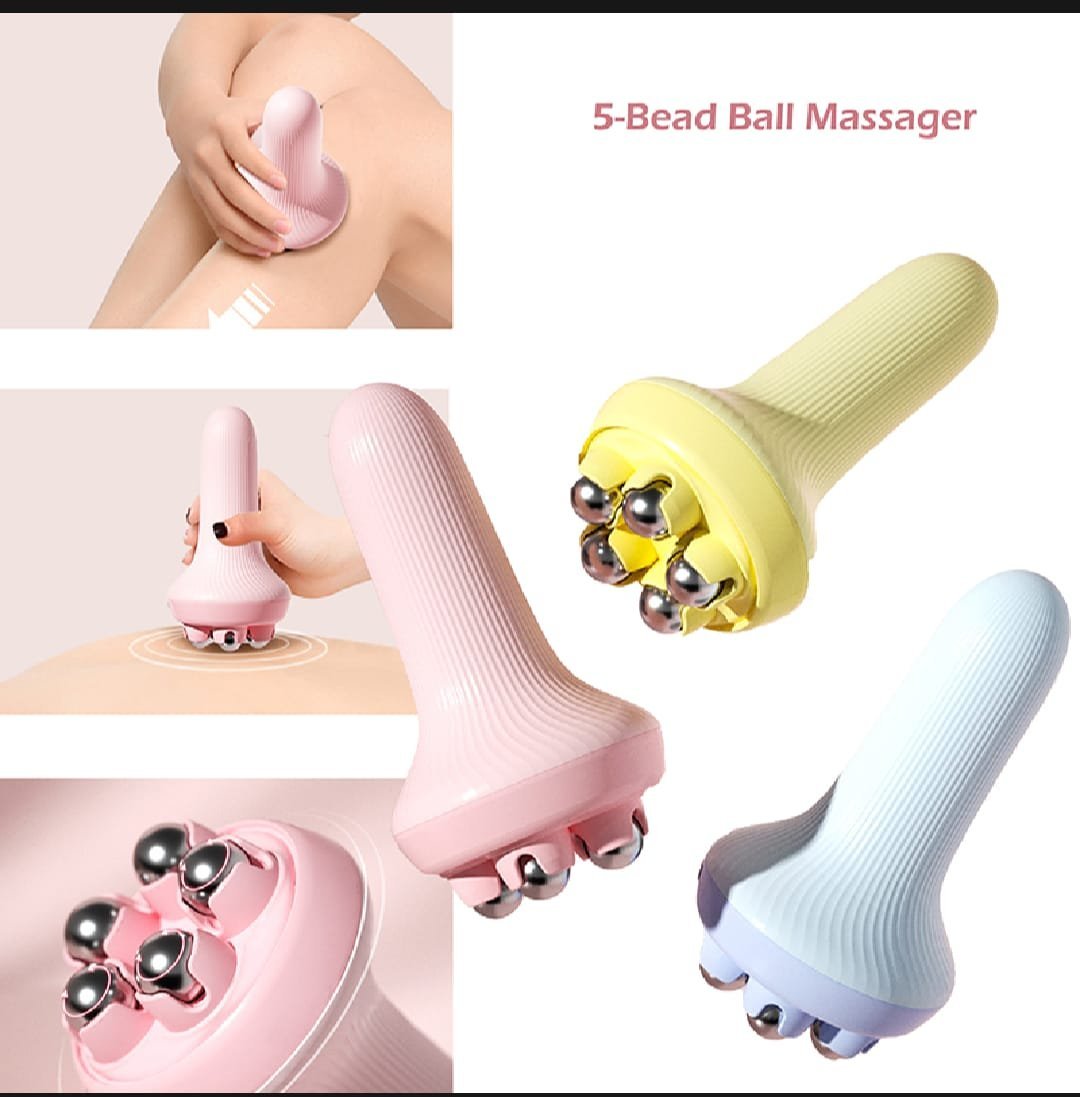 Roller Massager Body Massager Handheld Massage Ball For Muscle Back Neck Joint Foot Shoulder Leg Pain Relief | Random Color - Image 3