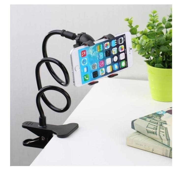Flexible Snake Mobile Stand – Adjustable Lazy Phone Holder for Desk, Bed & Table | Random Color - Image 6