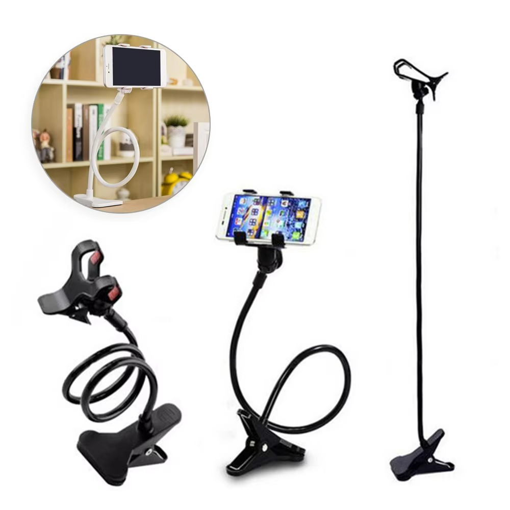 Flexible Snake Mobile Stand – Adjustable Lazy Phone Holder for Desk, Bed & Table | Random Color - Image 4