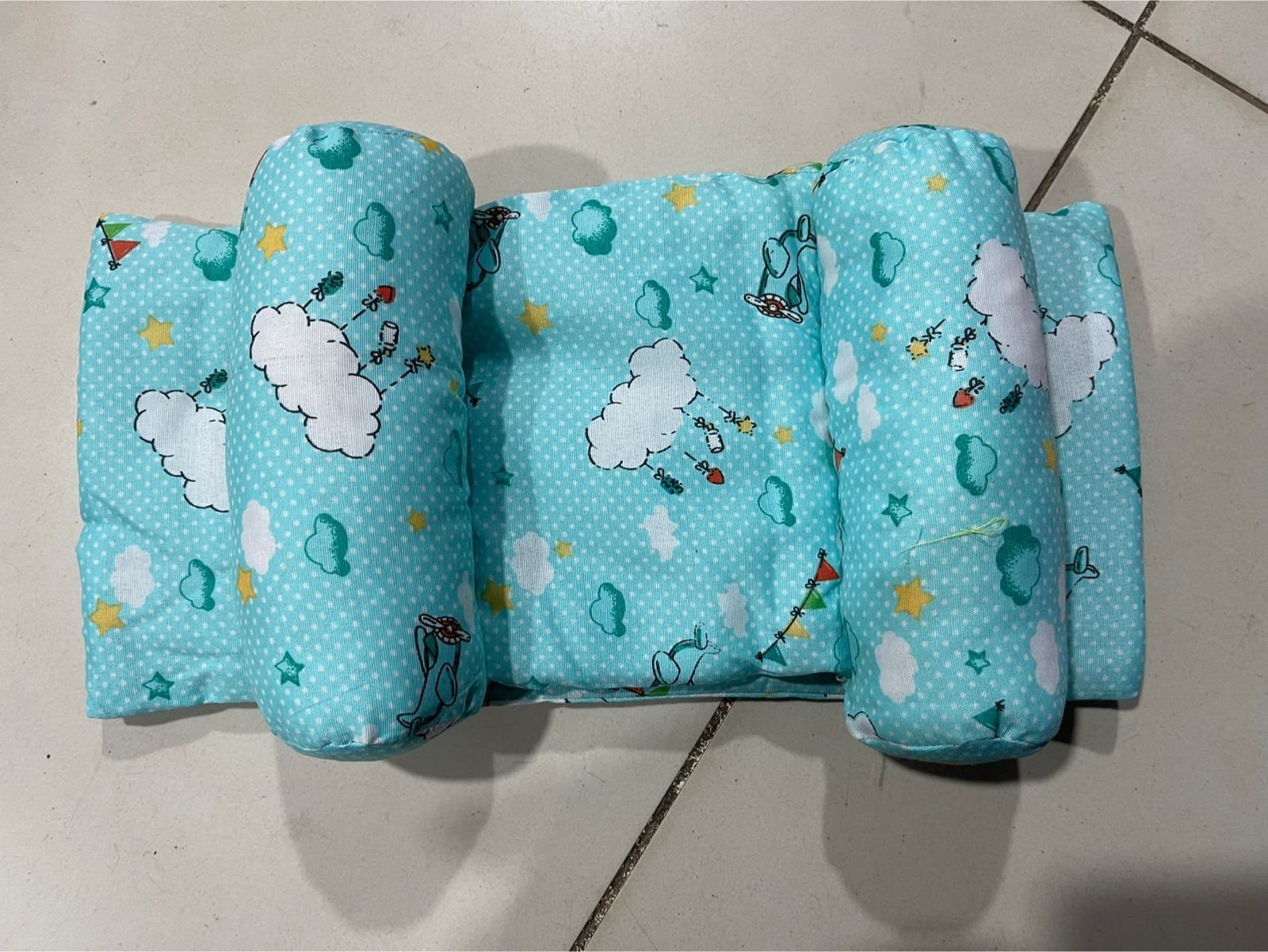 Adjustable Baby Sleeping Support Pillow Anti Roll Cushion And Neck Protection Infant Sleep Positioner | Random Colour - Image 2