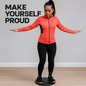 Black ABS Tummy Twister Slimming Fitness Plate