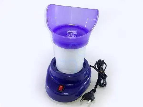 Blue Facial Steam Inhaler for Skin Hydration & Airway Clearing - Image 3