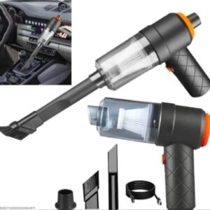Portable Car Vacuum with 6" Head, ABS Plastic, 6" Length